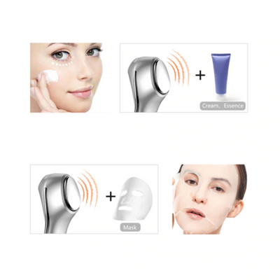 TOUCHBeauty Hot/Cool Sonic Vibration Facial & Eye Massager (Skin Rejuvenator) TB-1589