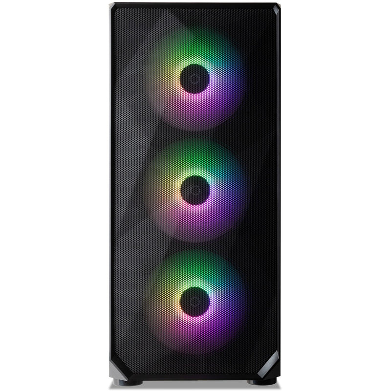 Tecware Forge L ARGB Mesh Mid Tower ATX Case TG Black TWCA-FORGEL-BK