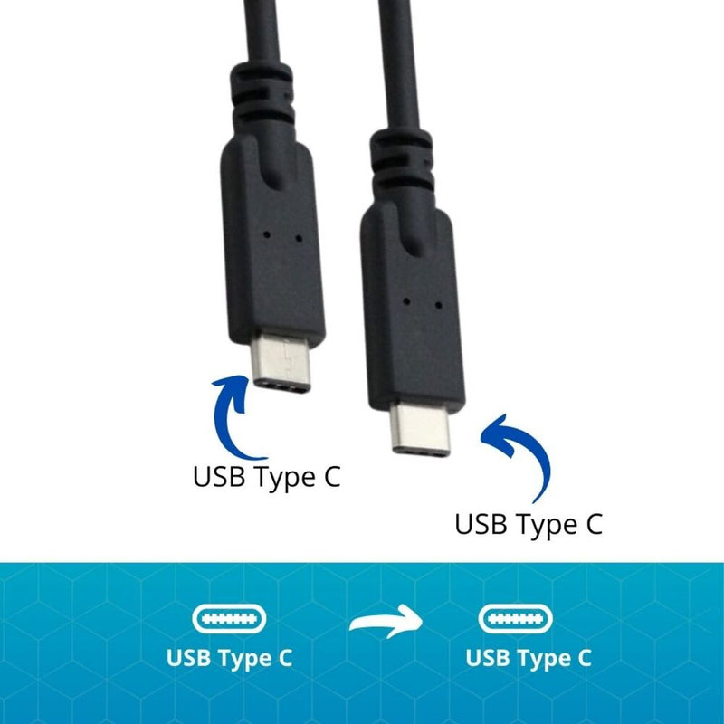 VCOM USB 3.1V C/M to C/M Cable with IC - 1m - CU420