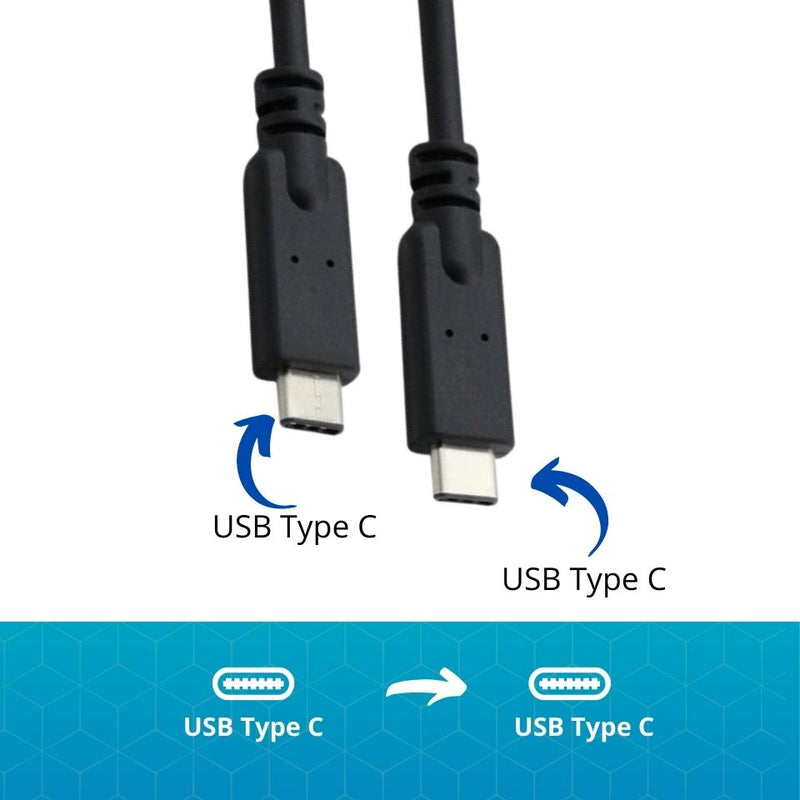 VCOM USB 3.1V C/M to C/M Cable - 1m - CU400