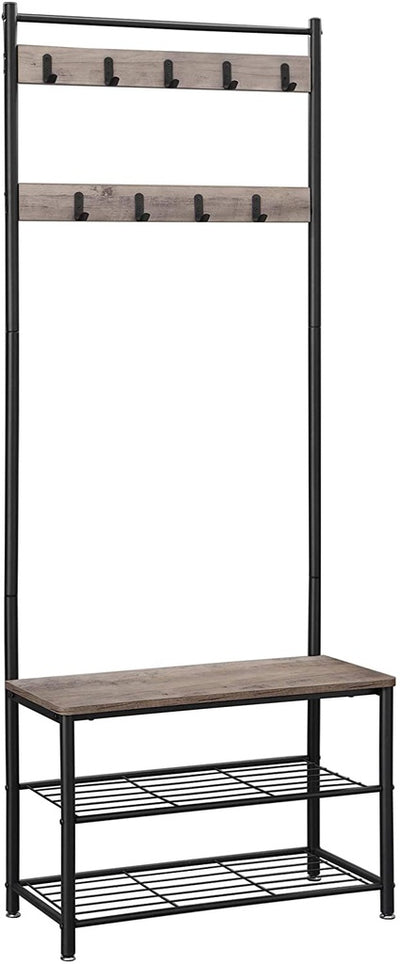 VASAGLE Coat Rack Stand 175cm Greige HSR41MB