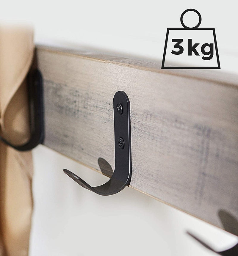 VASAGLE Coat Rack Stand 175cm Greige