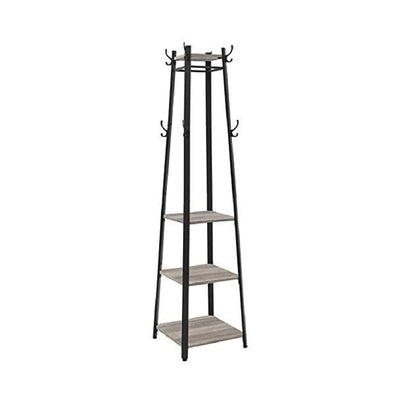 VASAGLE Coat Rack 3 Shelves Greige LCR080B02