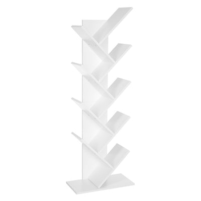 VASAGLE Tree Bookshelf 8 Tier White LBC11WTV1 LBC11WTV1