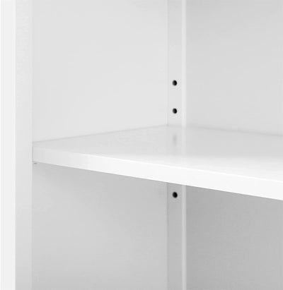 VASAGLE Floor Cabinet with Drawer and 2 Doors White BBC61WT