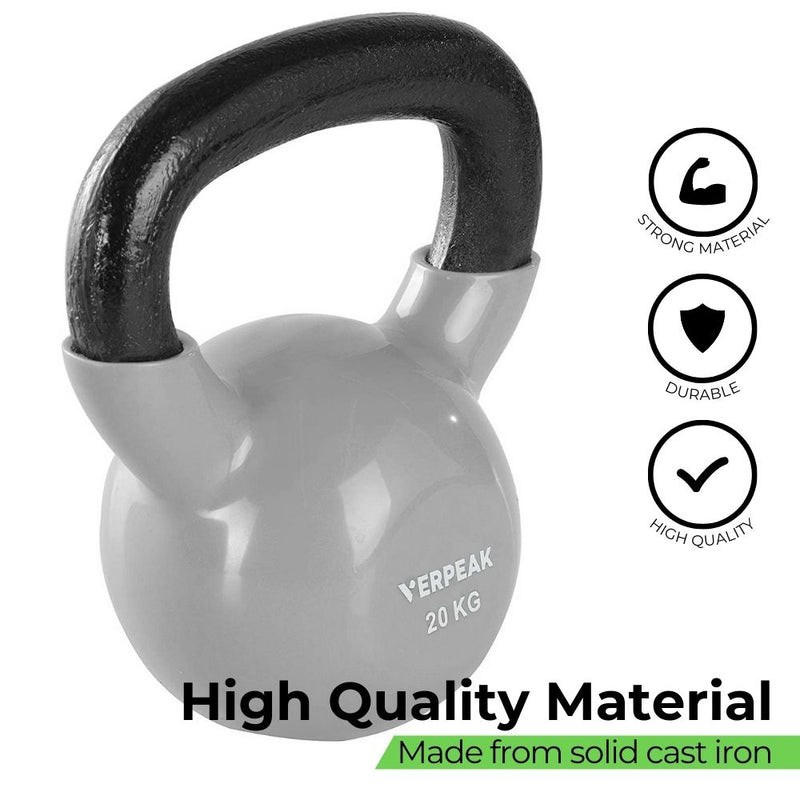 Verpeak Vinyl Kettlebell 20kg VP-KB-105-BU