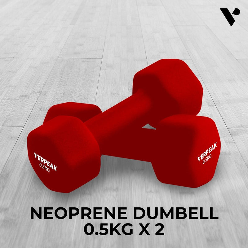 Verpeak Neoprene Dumbbell 0.5kg x 2