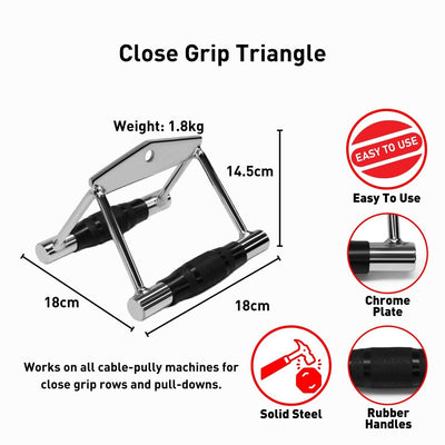 Verpeak Gym Station Attachment Close Grip Triangle