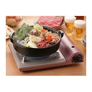 Iwatani Table Top Ultra-Thin Cassette Stove (Red)