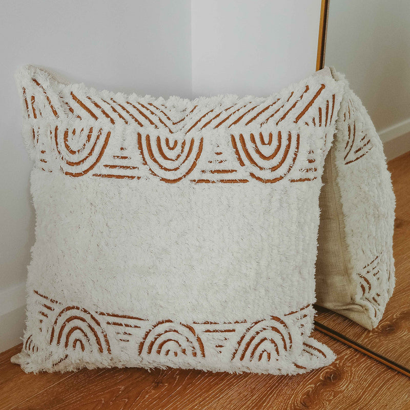 Cushion Cover-Boho Textured Single Sided-Africa-50cm x 50cm