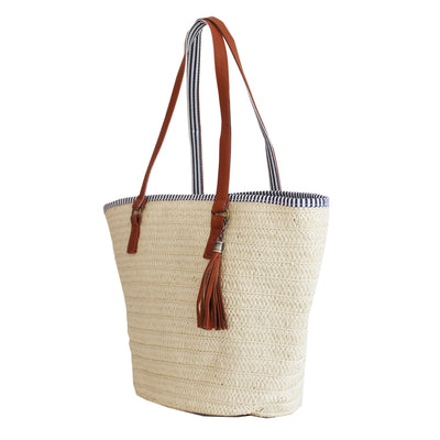 Amalfi Straw Beach Bag