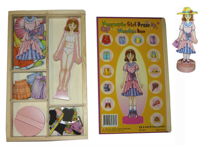 MAGNETIC GIRL DRESS UP36PCS