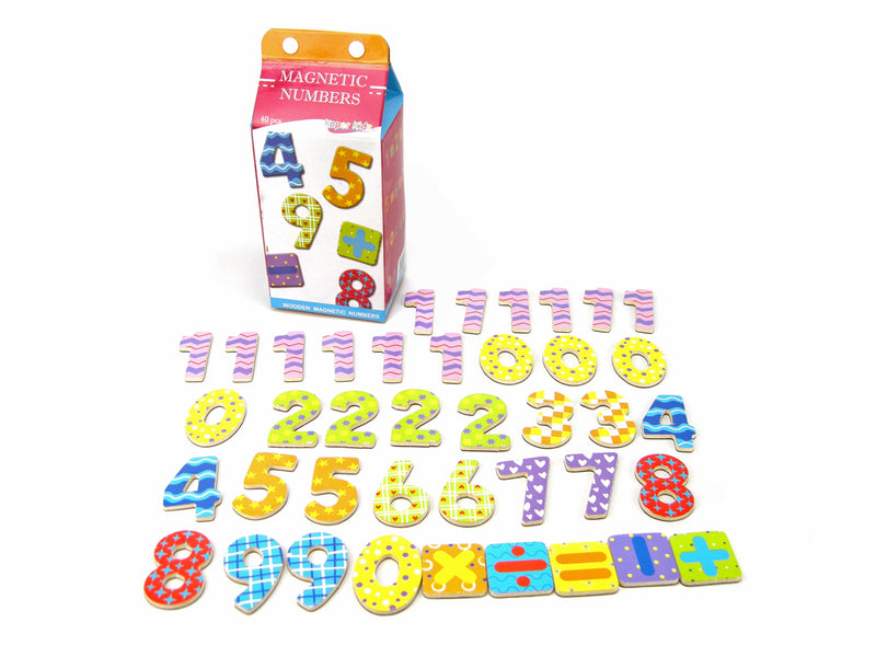 MILK CARTON MAGNETIC NUMBER