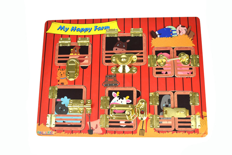 MY HAPPY FARM LATCHES PUZZLE