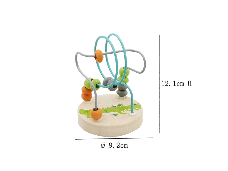 ELEPHANT JUNGLE ANIMAL SMALL ROLLER COASTER BEAD MAZE