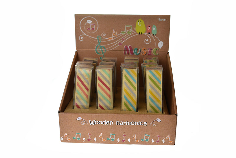 CALM & BREEZY WOODEN HARMONICA MAROON