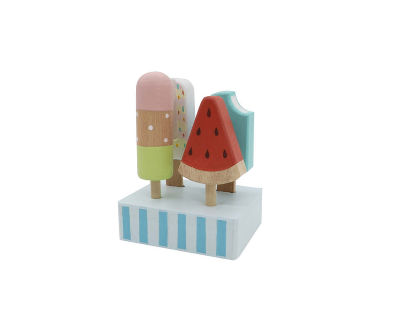 WOODEN ICY POLE SET