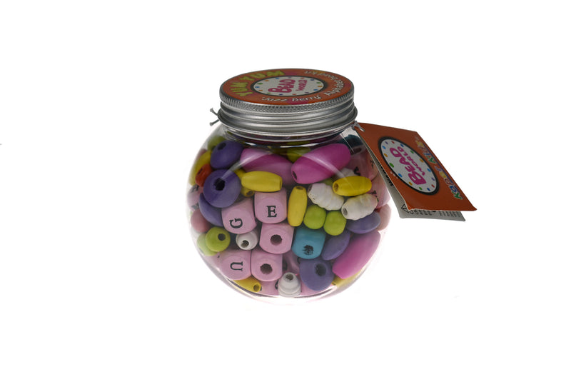 YUM YUM ORANGE JAZZ BERRY ALPHABET BEAD CRAFT KIT