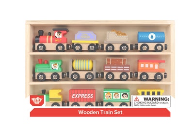 WOODEN TRAIN SET