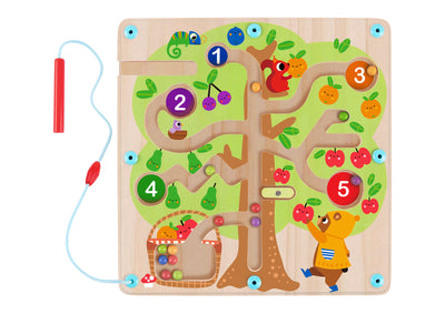 COUNTING FRUIT BALL MAZE TREE