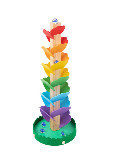 MARBLE RUN SOUND TREE RAINBOW BALL TRACK GAME