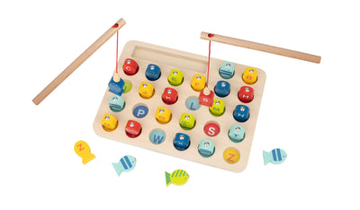 MAGNETIC FISHING GAME WITH ALPHABET