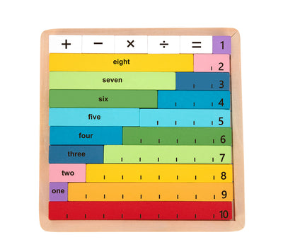 MATCHING STACKING PEGS MATHS LEARNING RODS