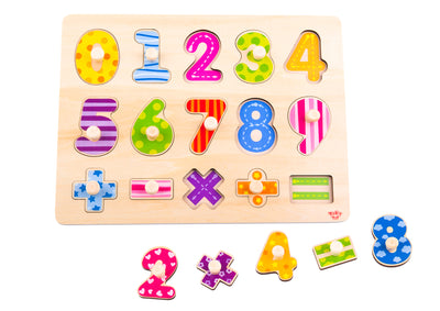 NUMBERS MATHS PEG PUZZLE