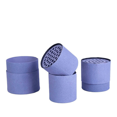 Tree Stripes Dried & Preserved Flower Holder Pot Set of 3 - Amalfi