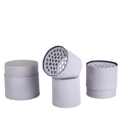 Tree Stripes Dried & Preserved Flower Holder Pot Set of 3 - Amalfi