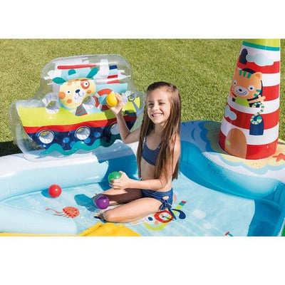 INTEX  Fishing Fun Play Center Inflatable Kiddie Pool 57162NP