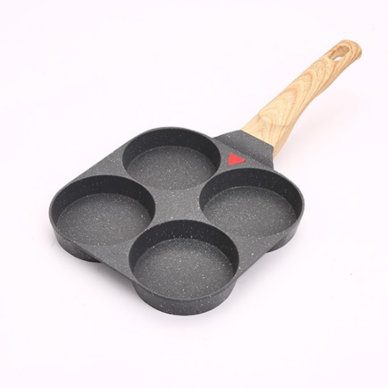 7 hole Frying Pot Pan Non-stick Egg Pancake Steak Hamburg Omelet Pan Tools AU