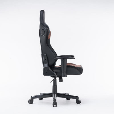 7 RGB Lights Bluetooth Speaker Gaming Chair Ergonomic Racing chair 165° Reclining Gaming Seat 4D Armrest Footrest Black Red