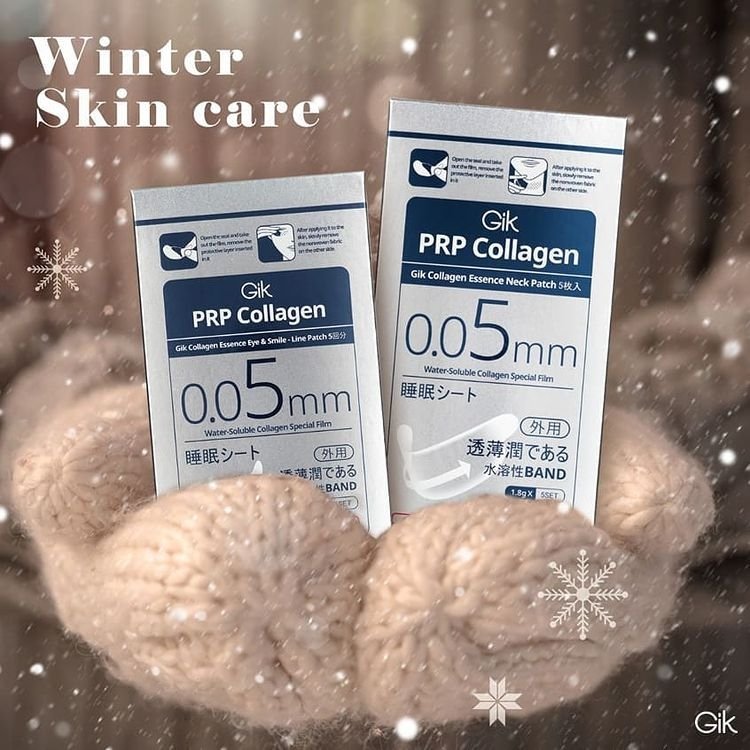 GIK PRP Collagen Essence Eye & Smile-Line/Neck Patch 5PCS Eye