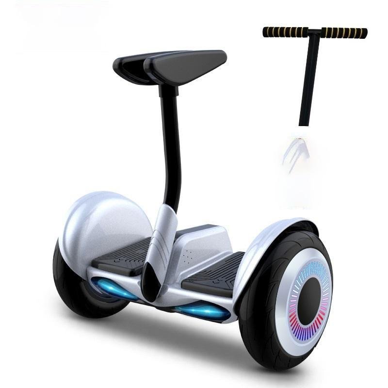 JDOO 10 INCH PRO Hoverboard with Bluetooth Speaker and LED Lights S- Electric Self Balancing Transporter WHITE AU