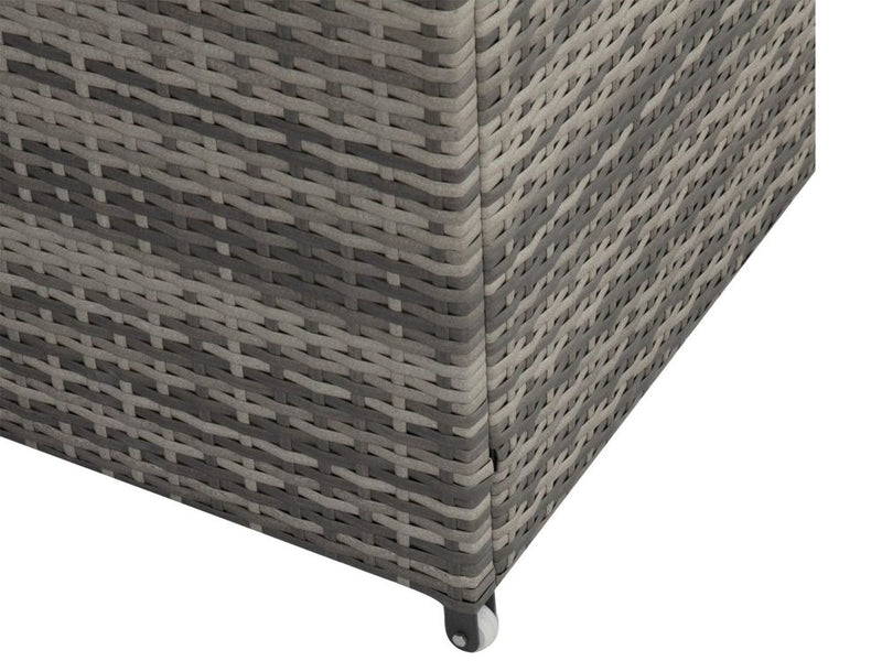 Outdoor PE Wicker Storage Box Garden 320L-Grey