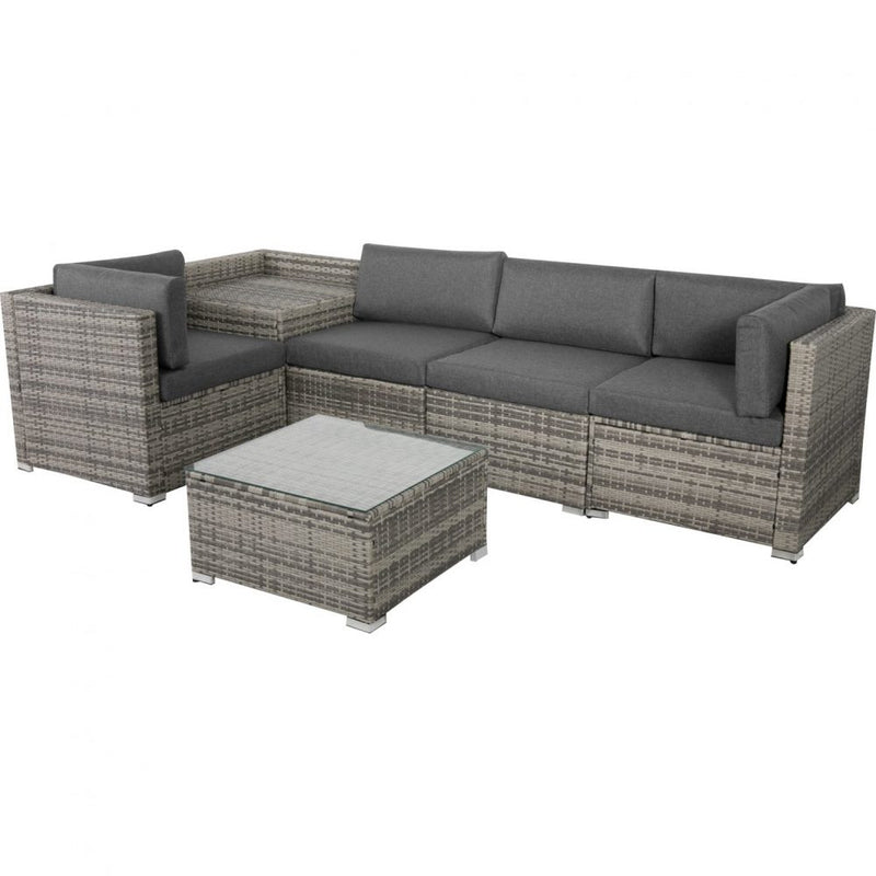 6PCS Outdoor Modular Lounge Sofa Coogee-Grey