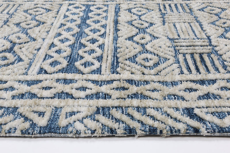 Alayah Tribal Blue Rug 160x230 cm