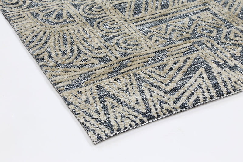 Alayah Anthacite Flower Rug 160x230 cm