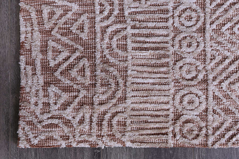 Alayah Rust Flower Rug 160x230 cm