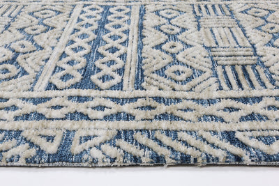 Alayah Tribal Blue Rug 200x290 cm