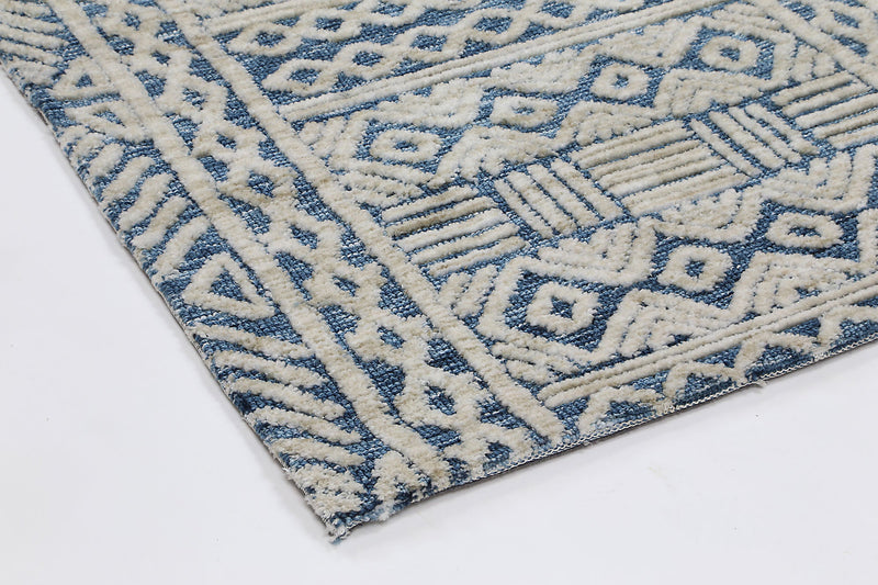 Alayah Tribal Blue Rug 200x290 cm