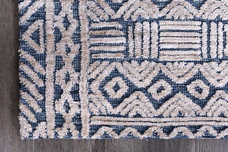 Alayah Tribal Blue Rug 200x290 cm