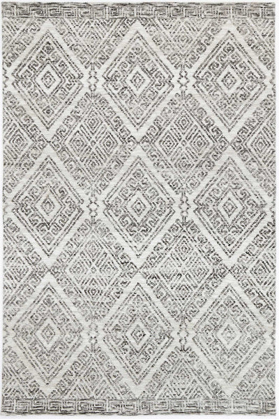 Alayah Diamond Grey Rug 200x290 cm