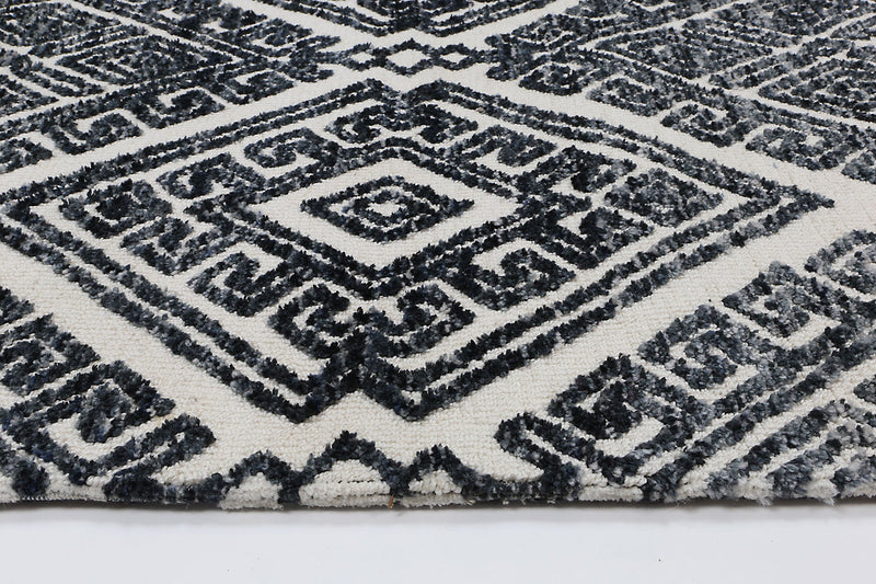 Alayah Diamond Anthracite Rug 240x330 cm