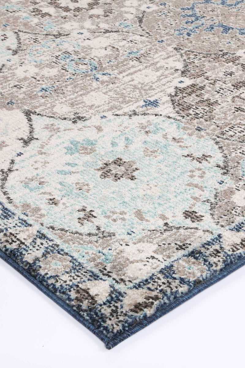 Ezra Multi Blue Lantern Rug 160x230