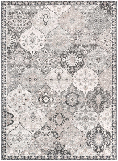 Ezra Grey Lantern Rug 160x230