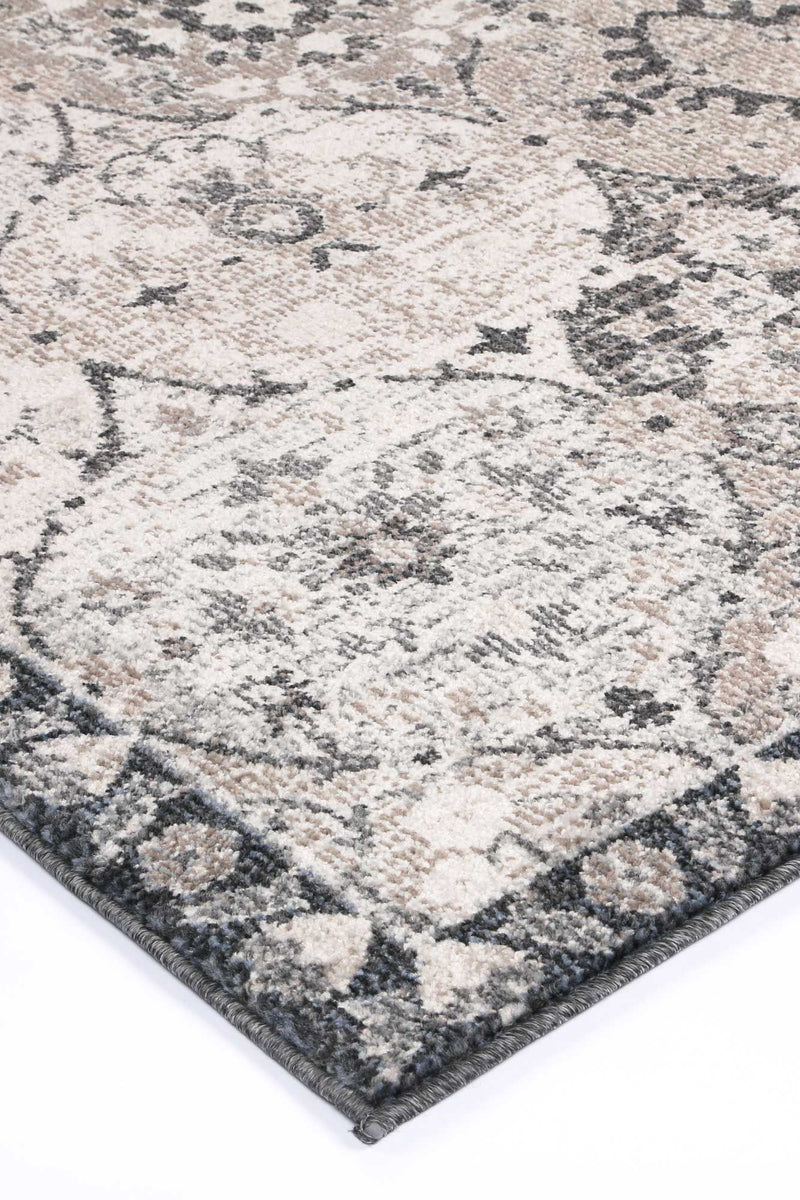 Ezra Grey Lantern Rug 160x230