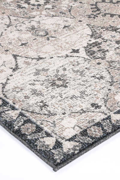 Ezra Grey Lantern Rug 200x290