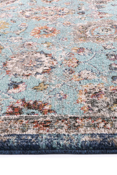 Ezra Multi Blue Traditional Rug 200x290